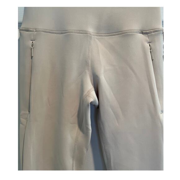 Spyder Leggings Womens Active Size XS Cream Side Pockets - Picture 4 of 8